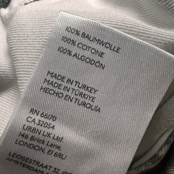 Anthropologie Pilcro Jeans Size 27 Leon Double Hem High-Rise Wide-Leg Cuffed - Picture 11 of 16